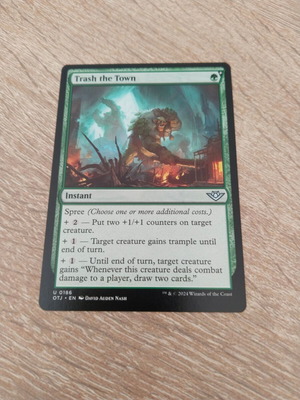Magic the Gathering Trash the Town карта нова