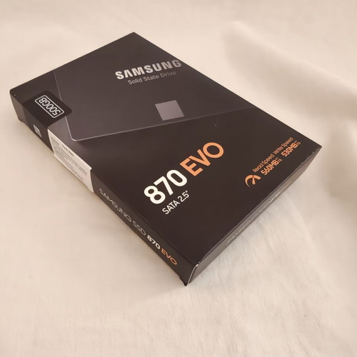 Samsung 870 Evo SSD 500GB new, sealed, SATA III 2.5"