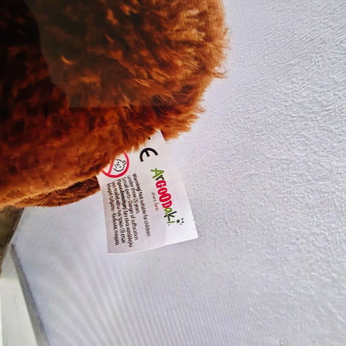 Goodys plush teddy bear like new, box only