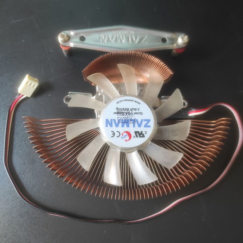 Zalman VF700-AlCu Graphics Card Cooler used, retro PC VGA