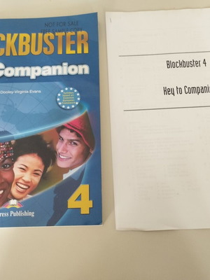 Blockbuster Companion 4 English book with answer key, new