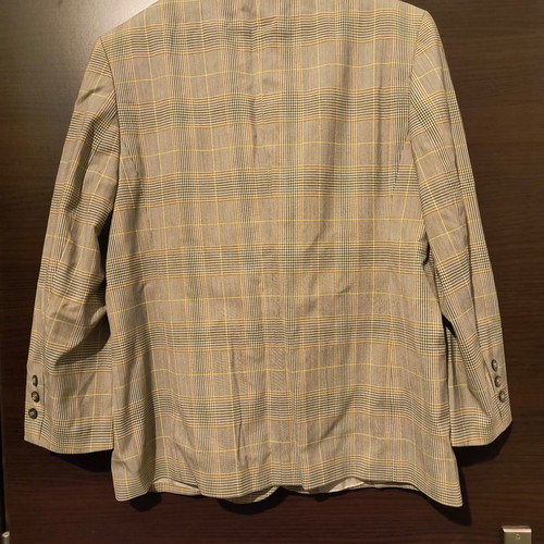 Women's classic checked jacket used, size Large