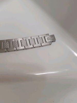 Lacoste bracelet used, stainless steel, gray
