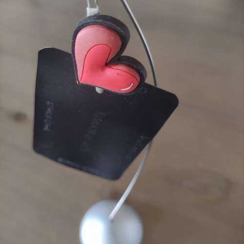 Table photo holder with heart clip, 18.5cm