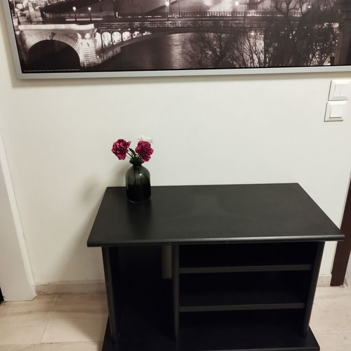 Solid wood TV stand like new