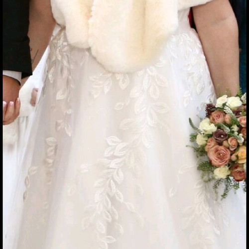 Wedding Fur Stole like new