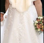 Wedding Fur Stole like new