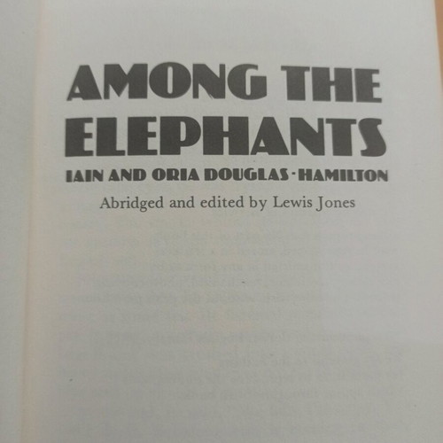 Among the Elephants book like new, English learning, Collins English Library