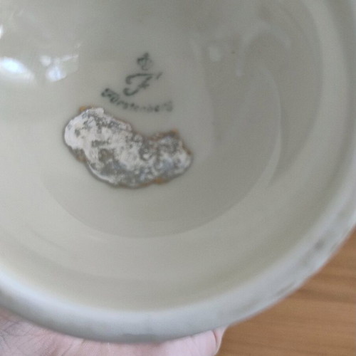 Fürstenberg porcelain vase like new, height 26.5 cm