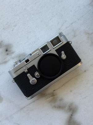 Leica M3 Single Stroke camera with Voigtlander Nokton 50mm f/1.5 VM lens used