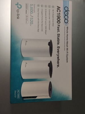 TP-Link Deco S7 AC1900 Δίκτυο Mesh Wi-Fi σύστημα 3-pack αχρησιμοποίητο, ανοιχτό κουτί