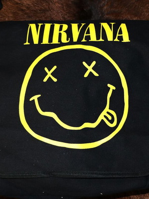 NIRVANA συλλεκτική τσάντα laptop καινούργια, μεγάλη messenger στυλ