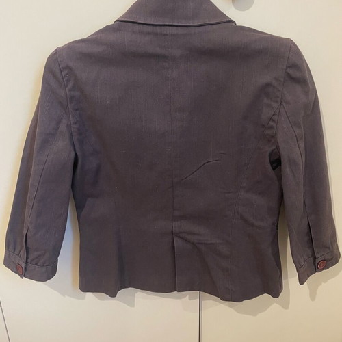 Nice Things women's jacket used, brown eggplant color