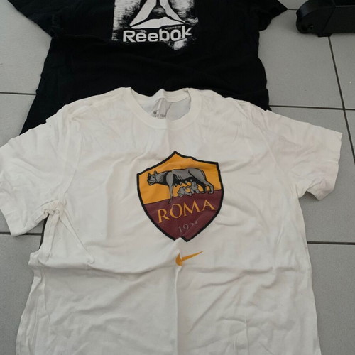 Nike Roma and Reebok Large T shirts like new, set of 2