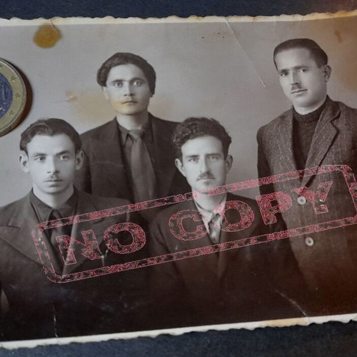 Rare collectible set of 2 historical photos 1942, used