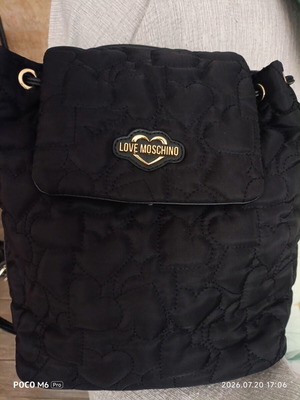 Σακίδιο πλάτης Moschino μεταχειρισμένο, μαύρο
