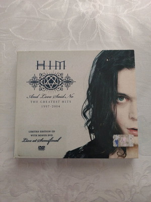 HIM And Love Said No The Greatest Hits 1997-2004 CD DVD like new limited edition