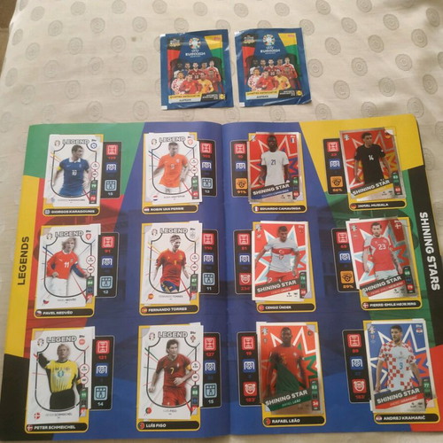 Euro 2024 album complete with 2 bonus packets