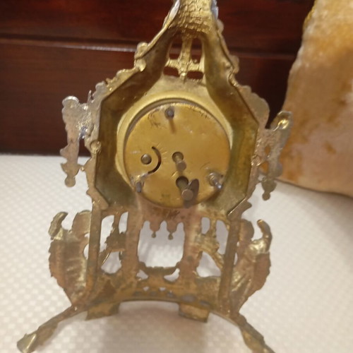 Vintage mantel clock used with mechanical Mercedes mechanism