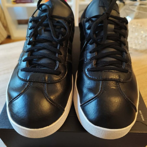 Adidas VL Court men's leather shoes like new, size 46, black