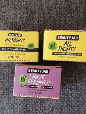 Beauty Jar 3 shampoo bars new