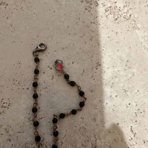Short necklace Anna - Maria Mazaraki like new, black and gold