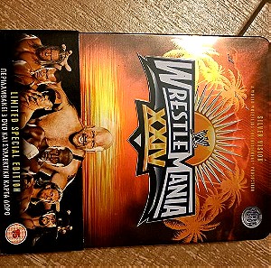 WWE Συλλεκτικα dvd wrestlemania με 3d καρτα