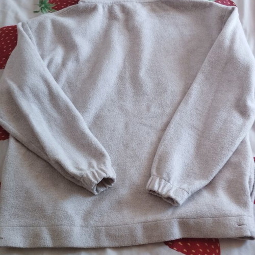 Pull & Bear beige fleece hoodie, size S