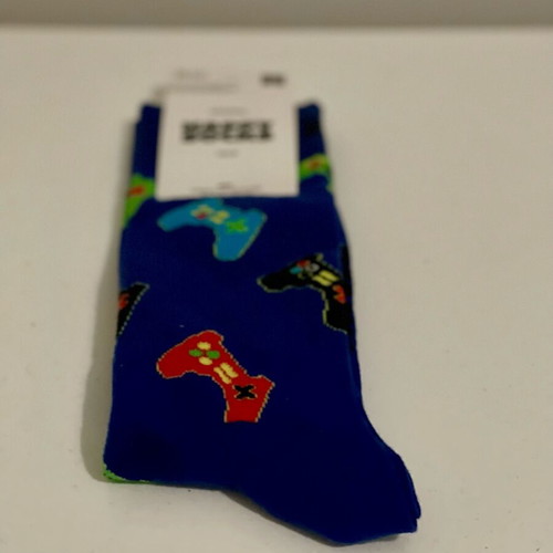 Happy Socks Controller Theme men's socks new, blue multicolor