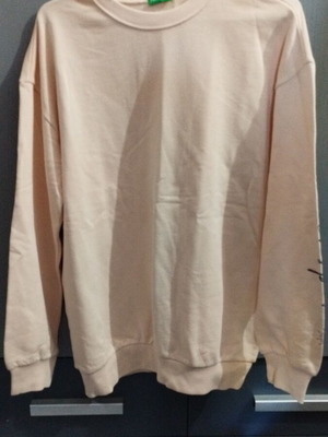 Benetton sweatshirt for girl 13-14 years new, beige