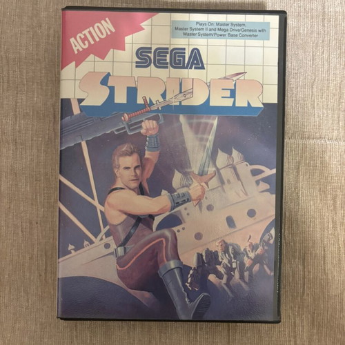 Strider SEGA Master System game complete