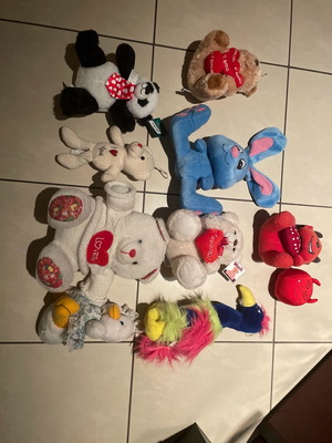 Plush toys used, pack