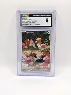 Pokémon Mega Evolution Spearow IR Cgc9 σαν καινούργιο