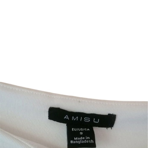 T-shirt new with diamond detail, white, size S