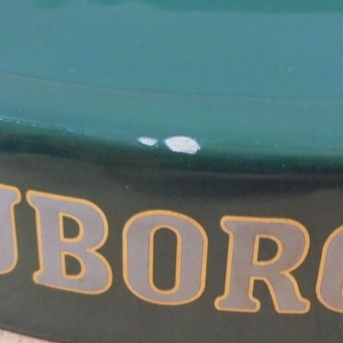 Tuborg beer old promotional ceramic ashtray used
