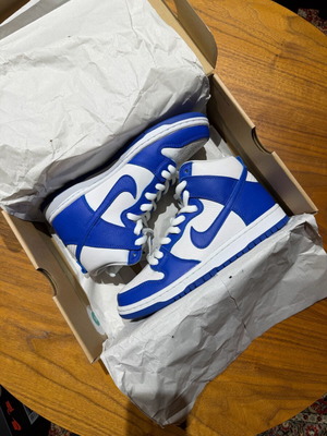 Nike Sb Dunk High Kentucky new, size 41, white and blue