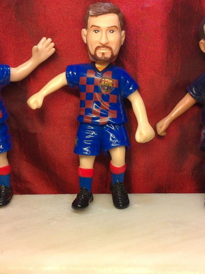 AsCOMPANY Fanfigz collectible footballer figures like new, set of 5