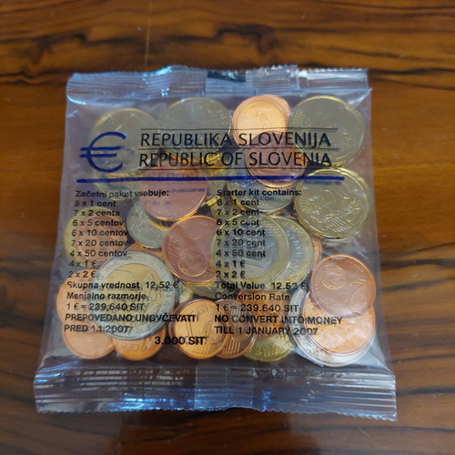 Slovenia Euro Coins Starter Kit new