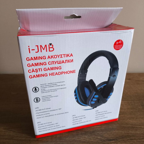 i-JMB gaming headphones with LED lights new