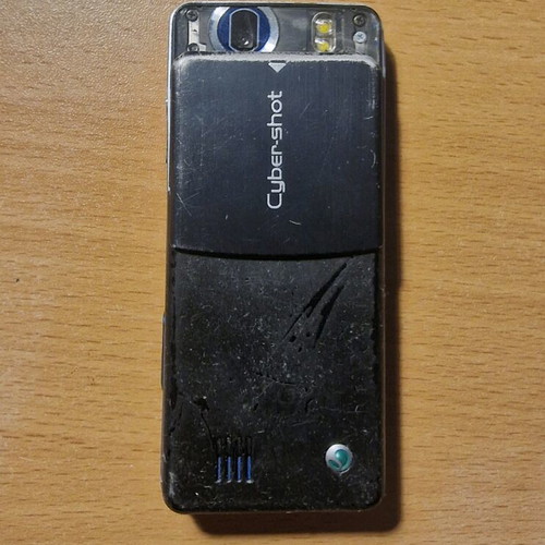Sony Ericsson C510 used untested black mobile phone