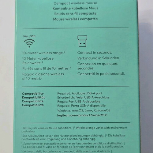 Logitech M171 mouse sealed