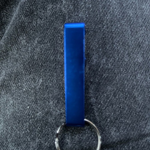 Beer bottle opener keychain