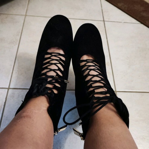 Zara ankle boots size 38 like new, black suede
