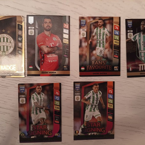 Adrenalyn XL 2025 Panini Ferencvaros Cards like new