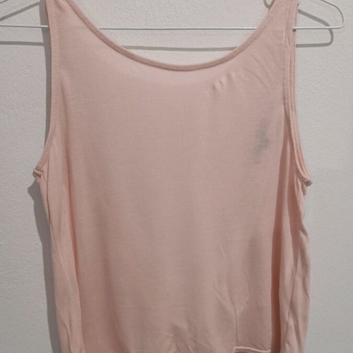 Pink backless top like new, size XXS