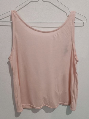 Pink backless top like new, size XXS