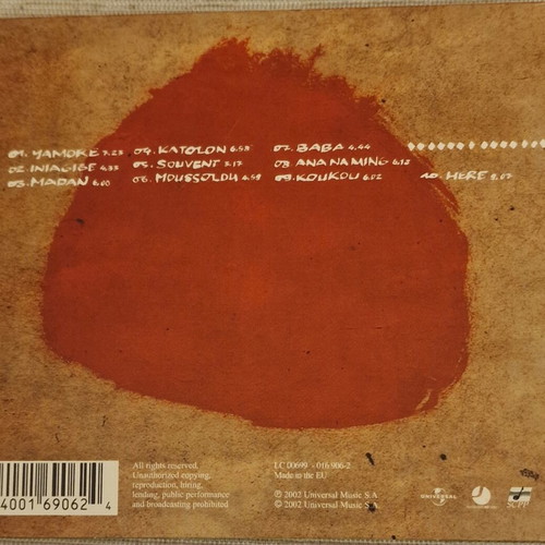 Salif Keita Moffou CD album 2002 like new