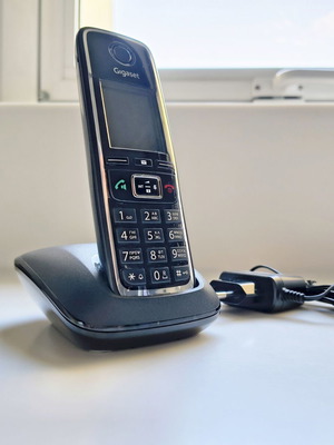 Siemens Gigaset C530 безжичен телефон употребяван, с 2 AAA батерии