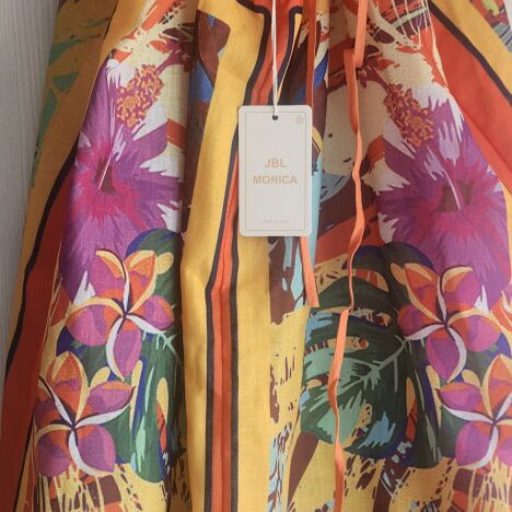 JBL Monica Summer Mini Dress new, colorful tropical print