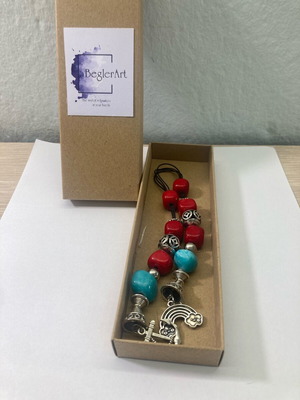 Handmade begleri with nephrite beads and modern designs